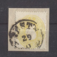 1861 2kr sárga 'PESTH'