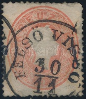 1861 5kr 'FELSŐ VISSÓ'