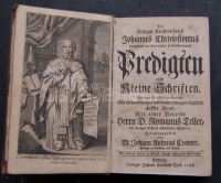 Johannes Chrysostomos (Aranyszájú Szent János): Predigten und kleine Schriften I-II. Aus dem Griechischen übersetzt. Mit Abhandlungen und Anmerkungen begleitet. Mit einer Vorrede Herrn D. Romanus Teller... Hrsg. M. Johann Andreas Cramer.