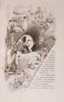 Paul Émile Daurand Forgues, J. J. Grandville: Petites mis&#232;res de la vie humaine. Paris, 1843. Fournier. Rengeteg fametszettel, Kissé megviselt egészvászon kötésben / With many wood engrawings, in slightly damaged linen binding