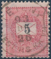 1889 5kr 'TÉTÉNY PEST P.S.K.K. VM.'