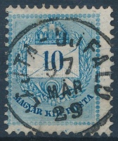 1889 10kr 'LAJTA - UJFALU'