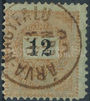 1889 12kr 'ÁRVA-NAGYFALU'