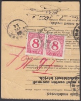 1928 Csomagszállító készpénz bérmentesítéssel, 16f portóval