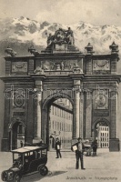 Innsbruck, Triumphpforte / gate, automobile