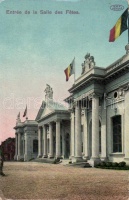 Brussels, Bruxelles; entry of the Salle des Fetes