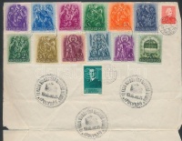 1938 2 db emléklap IPOLYSÁG VISSZATÉRT alkalmi bélyegzéssel