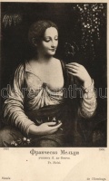 Flora, erotic art postcard, s: Francesco Melzi (fa)