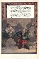 Ukrainian folksong, sheet music (small tear)