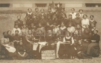 Nemzeti Egyesült Textilművek Rt. Varróműhelye, varrónék / National Textile Works Sewing Workshop, dressmakers, photo