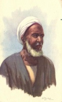 'The Sheikh' Egyptian type, folklore, No. 101. s: A. Bishai (EK)