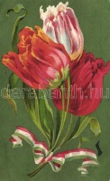 Flower, Hungarian ribbon, litho (EK)