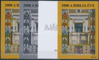 2008/16 Biblia 4 db-os emlékív garnitúra (30.000)