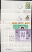 1991-ből 21db klf FDC
