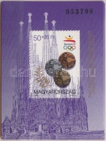 1992 Olimpiai érmesek Barcelona 10 db blokk