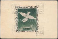 1937/3 Emlékív alkalmi küldemény hátoldalán