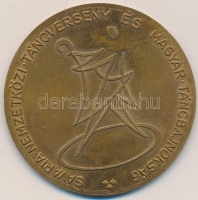 Iván István (1905-1968) 1972. 'Savaria' Br emlékérem a Savaria Táncversenyre, szignó nélkül (60mm) T:2