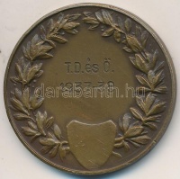 1938. 'T.D. és Ö. 1937-38' dalverseny érem (38mm) T:2,2-