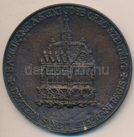 1983. 'Szent István Bazilika felújítása' nagyalakú öntött Br emlékérem dísztokban, szign.:PAX (82mm) T:1