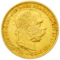 Ausztria 1905. 10K Au 'Ferenc József' (3.37g/0.900) T:2
Austria 1905. 10 Corona Au 'Franz Joseph I' (3.37g/0.900) C:XF