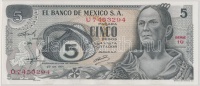 Mexikó 1971. 5P T:I- (kis saroktörés)
Mexico 1971. 5 Pesos C:AU (small folded corn)