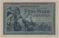 Német Birodalom / Császárság 1904. 5M hatjegyű sorszámmal T:III
Germany Empire 1904. 5 Mark six serials C:F