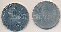Izrael 1960. 1L Cu-Ni 'Hanuka - 50 éves Deganya, a legrégibb kibuc' tokban tanúsítvánnyal + 1961. 1L Cu-Ni 'Hanuka' tokban T:2
Israel 1960. 1 Lira Cu-Ni 'Hannukah - 50th Anniversary of Deganya, oldest Kibbuto founded in 1909' in case with