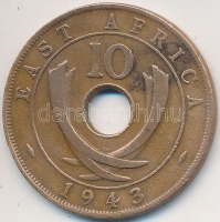 Kelet-Afrika 1943. 10c T:2 
East Africa 1943. 10 Cents C:XF