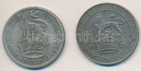 Nagy-Britannia 1920-1927. 1Sh Ag 'V. György' (2x) T:3
Great Britain 1920-1927. 1 Shilling Ag 'George V' (2x) C:F