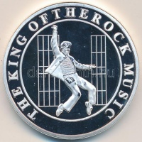 Amerikai Egyesült Államok DN 'Elvis Presley' ezüstözött emlékérem (40mm) T:PP
USA ND 'Elvis Presley' silver plated medallion (40mm) C:PP
