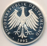 Németország 1992. 'Ludwig Erhard' Ag emlékérem (40mm) T:PP ujjlenyomat 
Germany 1992. 'Ludwig Erhard' Ag commemorative medallion (20g/0.999/40mm) C:PP fingerprint