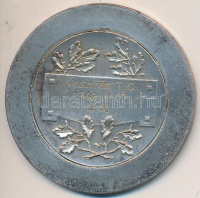 1949. Veszprém T.C. motoros verseny II. díj, ezüstözött Br érem (55mm) T:2