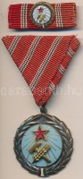 1959. 'Munka Érdemérem' kitüntetés mellszalagon, miniatűrrel szalagsávon, igazolvánnyal T:2