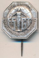 Franciaország DN 'FSGT Francia sportszövetség' kitűző (20mm) T:2-
France ND 'FSGT French Sport Association' pin (20mm) C:VF