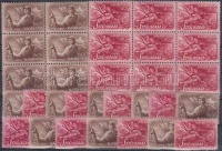 1953 Sztálingrád 17db sor, köztük kilencestömbök (10.200)