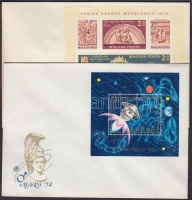 Kb 100 bélyegzés nélküli FDC sok blokkal