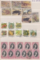 Malaysia 1953 Koronázás 11 klf bélyeg + 1979 Állatok sor Mi 189-196 + 1986 Gyümölcsök sor Mi 330-337