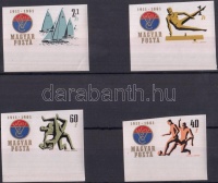 1961 Vasas Sportklub (I) vágott ívszéli sor (4.000)