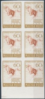 1965 Leonardo da Vinci vágott hatostömb (7.800)