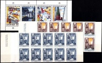 Svédország 1972-2001 2 klf bélyegfüzet + bélyegfüzetlap + FDC + emléklap + 1987 Cirkusz sor ajándék próbanyomata + ajándék kiadvány