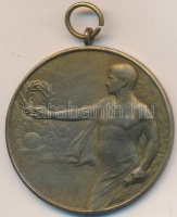 1929. 'Tiszti Vívó Club' fém emlékérem füllel (40mm) T:2,2-