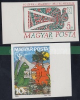 1990 Bélyegmúzeum (III) - Az írásbeliség nemzetközi éve 2 klf ívszéli vágott bélyeg (3.000)