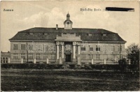 Zimony, Zemun; Djecacka skola, Verlag A. Stepner / boy school (wet damage)