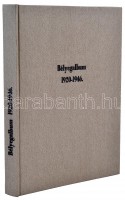 Magyar előnyomott bélyegalbum 1920-1946 magánkiadású, filázható, színes