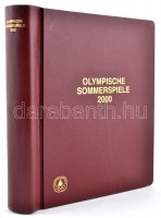 2000 Olimpiai játékok használt előnyomott falcmentes album sok lappal K-Z