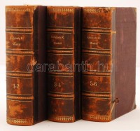 Kisfaludi Kisfaludy Károly minden munkái. I-VI. kötet. Budapest, 1893, Franklin. Kiadói, aranyozott, domdornyomott félbőr kötésben, színezett lapszélek. A gerinc ill. a sarkok kissé viseltesek, egyébként jó állapotúak.