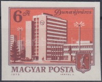 1975 Tájak - városok (V) vágott bélyeg (3.000)