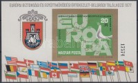 1977 Európai Biztonsági és Együttműködési Értekezlet (VI) vágott blokk (5.000)