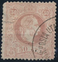 1867 50kr baloldalon javított szakadás és papírelvékonyodás
