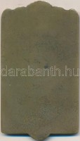 1941. 'A Gázművek Sakkcsapatában elért kiváló eredményeiért 1940-41. évad I. díj' Br sakk díjérem 'LUDVIG BP.' gyártói jelzéssel (86,5x49mm) T:2